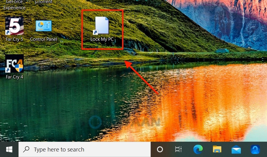 How to lock Windows 10 using a desktop shortcut 2 1