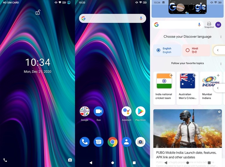 Lockscreen and Homescreen Micromax 1B