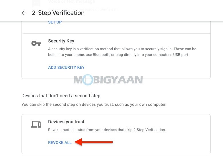 How to remove trusted devices from Google account 3