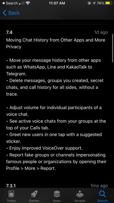 Telegram WhatsApp Chat Import