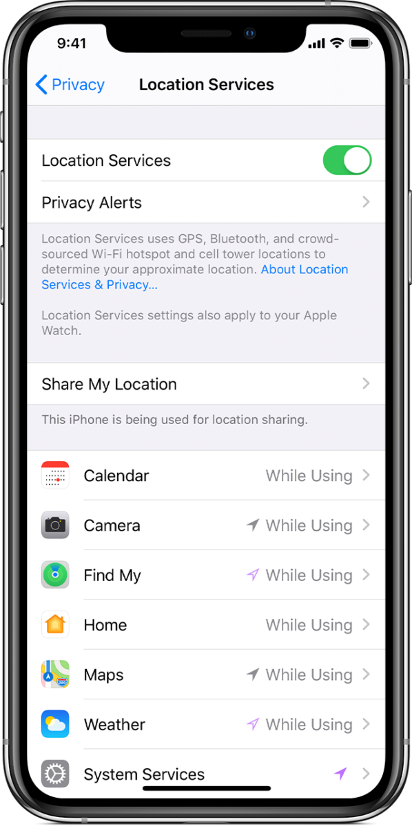 How to disable location permission for specific apps on iPhone or iPad