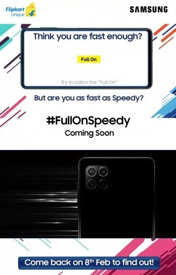 Samsung Galaxy F Series Teaser by Flipkart
