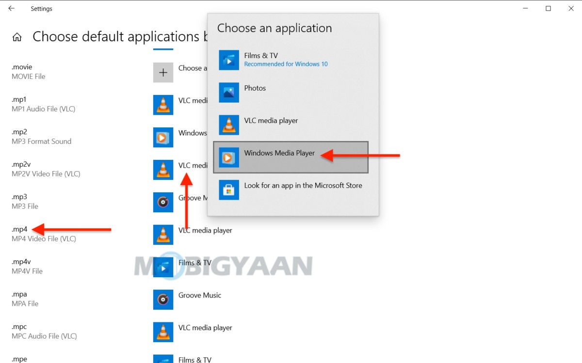 How to choose the default apps and programs in Windows 10 1