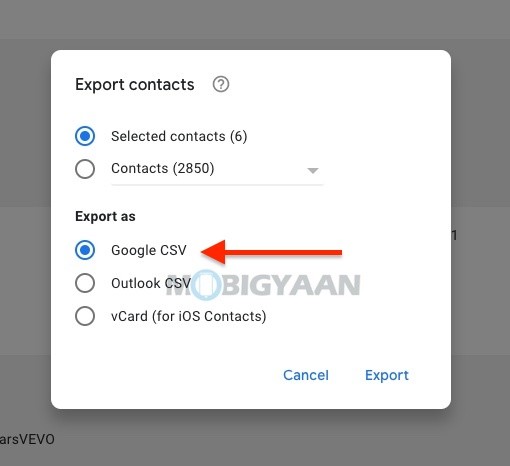 How to export contacts in Gmail on your PC or Mac 2