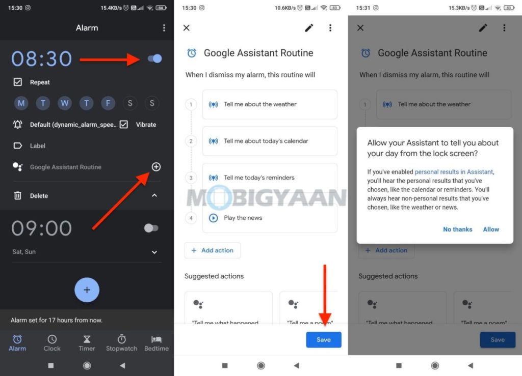How to get news updates and weather forecast automatically on Android smartphone 1