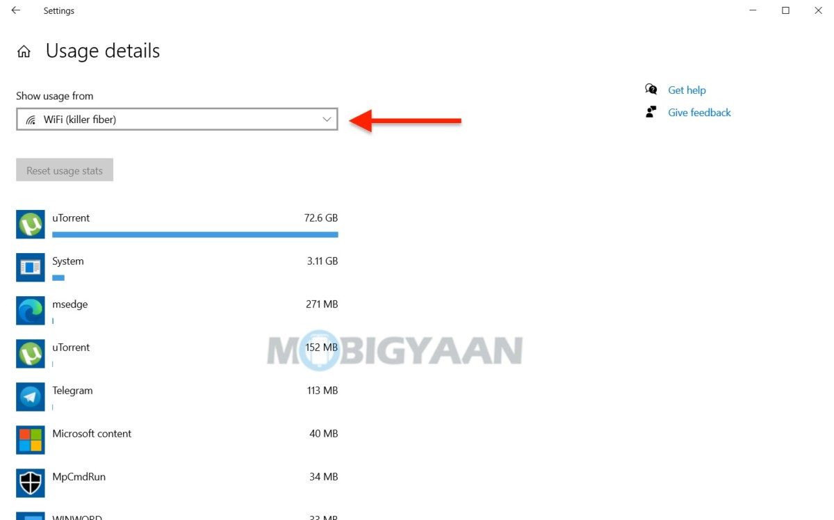 How to view network data usage on your Windows 10 PC 3