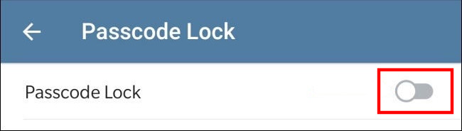 Telegram Passcode Lock Android 4