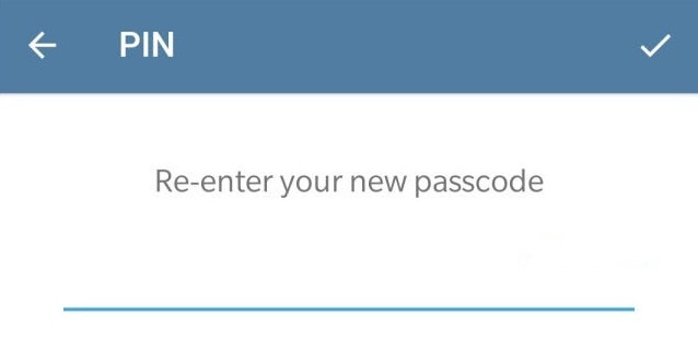 Telegram Passcode Lock Android 5