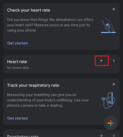 Google Fit Heart Rate Tracking