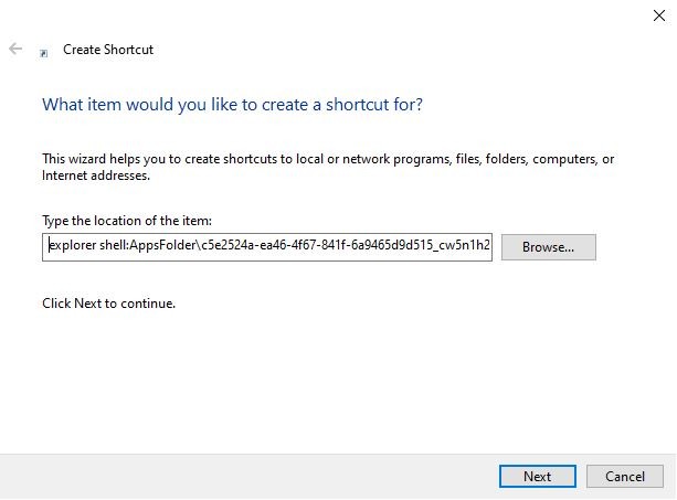 New File Explorer Shortcut