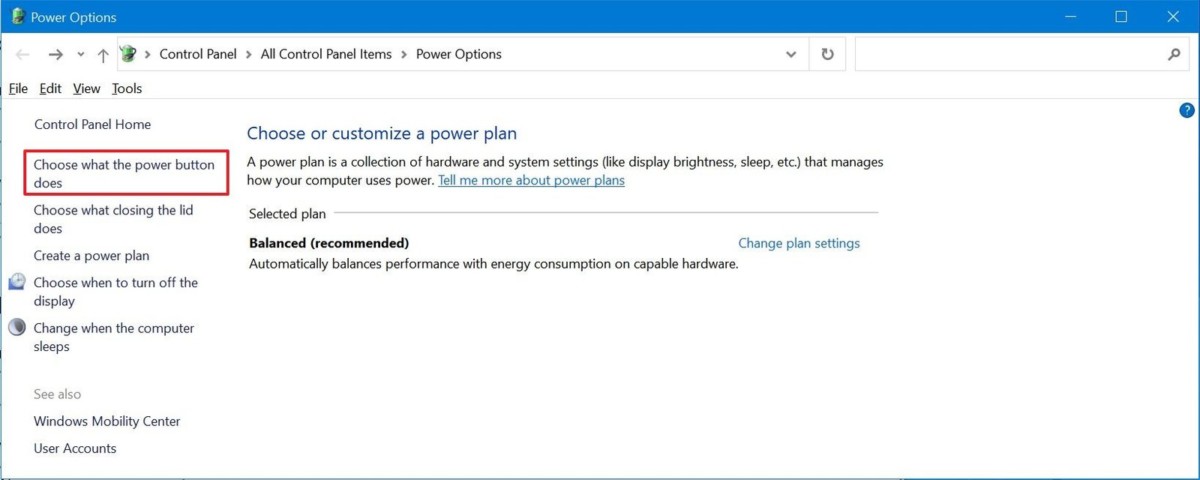 Windows 10 Fast Boot 2
