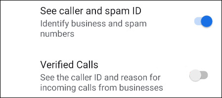 Avoid Spam Calls on Android
