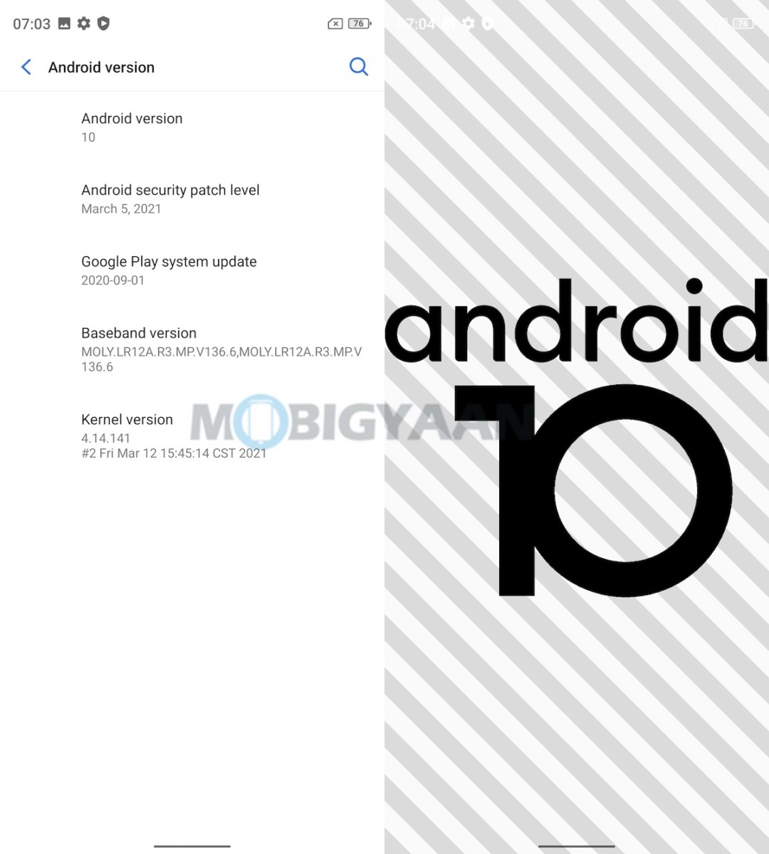 Micromax IN 1 Review Android 10 Software Interface Benchmarks 6
