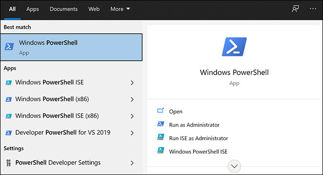 Reset Settings PowerShell 2