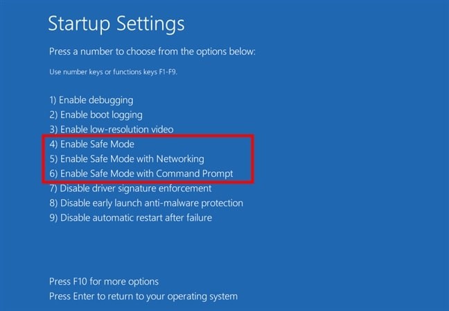 Windows 10 Safe Mode