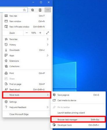 microsoft edge installer task manager