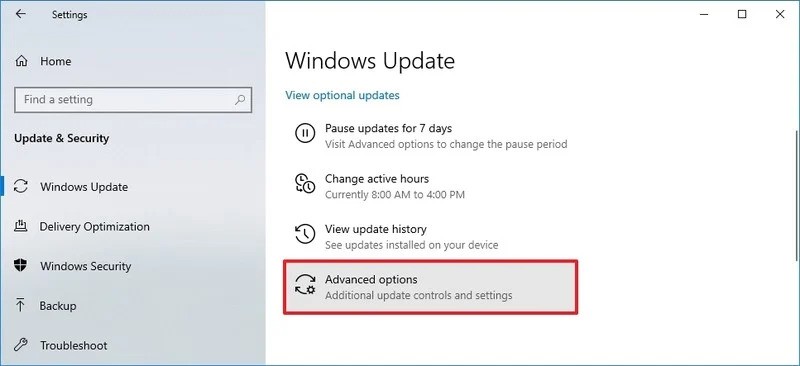 Pause Windows 10 Update 1