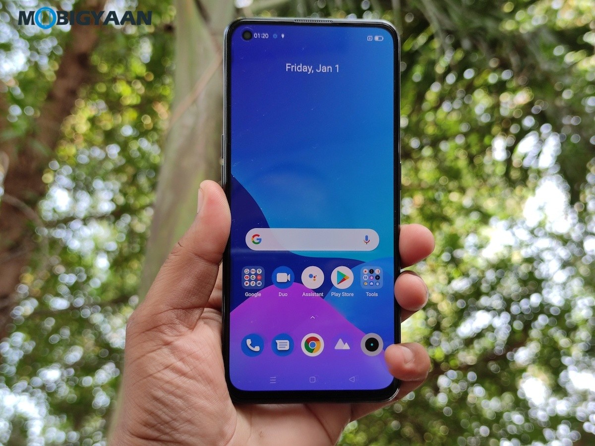 take partial screenshots on realme