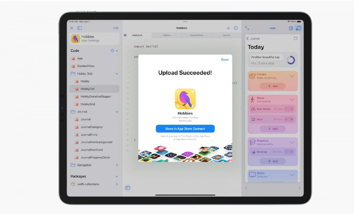 iPadOS 15 Swift Playground