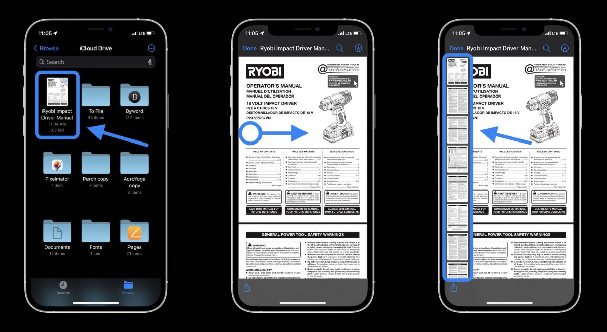 How to edit PDFs using Files app in iPhone running iOS 15 1 Edit PFDs in iOS 15
