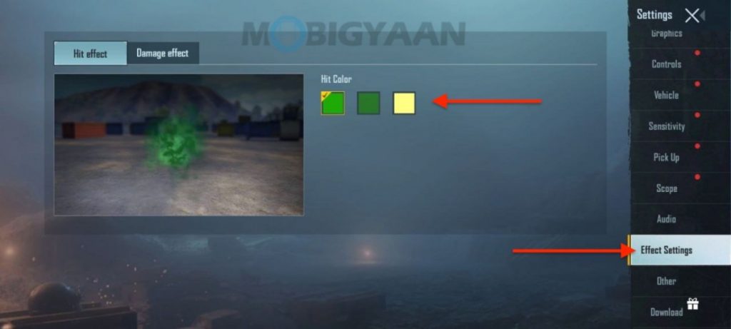 How to change Hit Color in BGMI Battlegrounds Mobile India 3