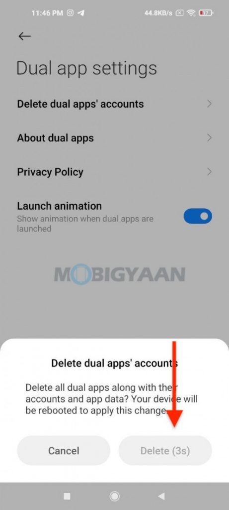 How to clear Dual Apps data on Redmi and Mi Phones MIUI 6 1