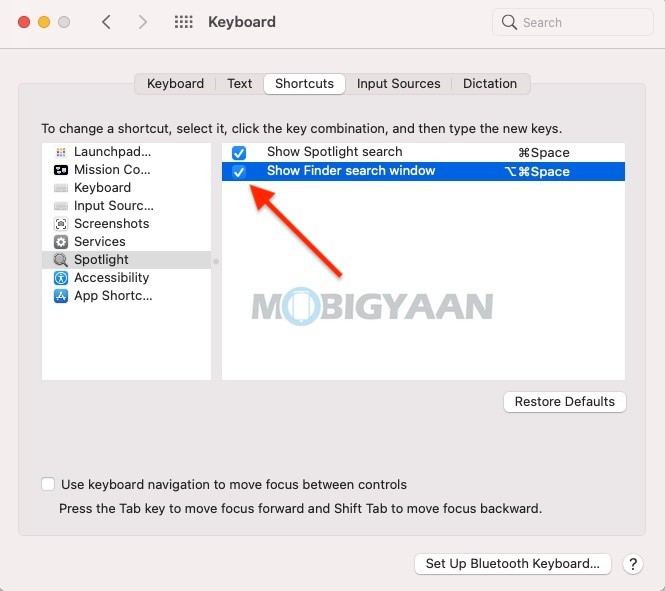 How to instantly search in Finder using a keyboard shortcut on Mac 1