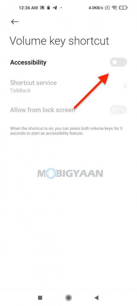 How to remove Green box and disable Talkback on Android smartphone 4 1