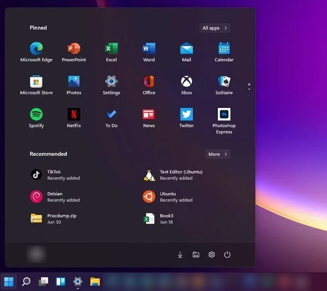 Windows 11 Start Menu Alignment