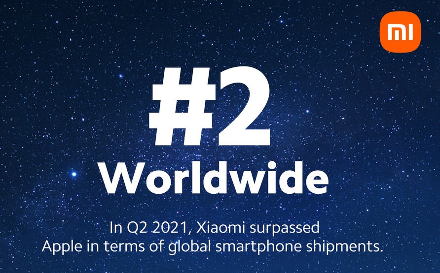 Xiaomi Overtakes Apple