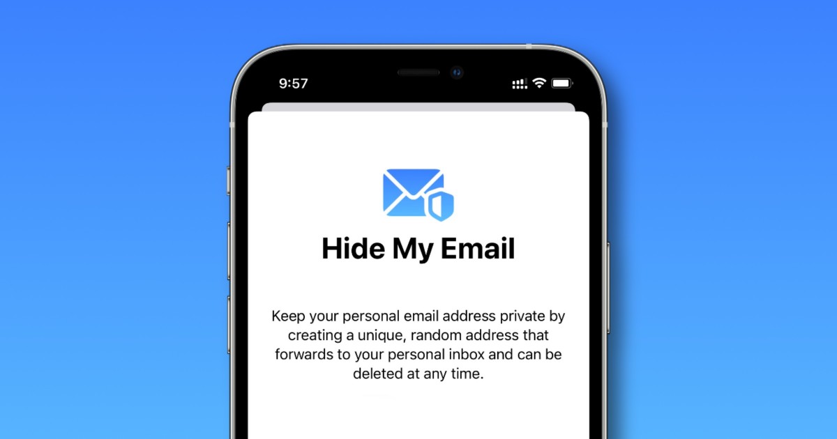 Hide My Email iOS 15
