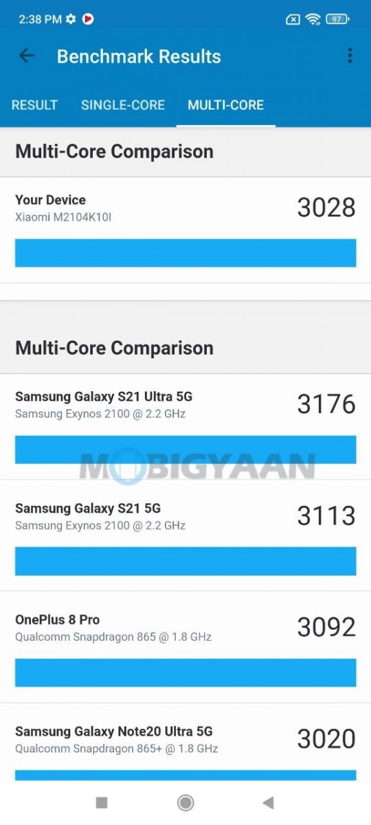 POCO F3 GT Review MIUI 12 Software UI 20