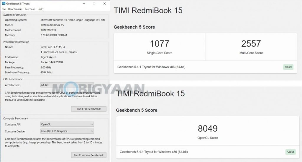 RedmiBook 15 Review Laptop Performance 2