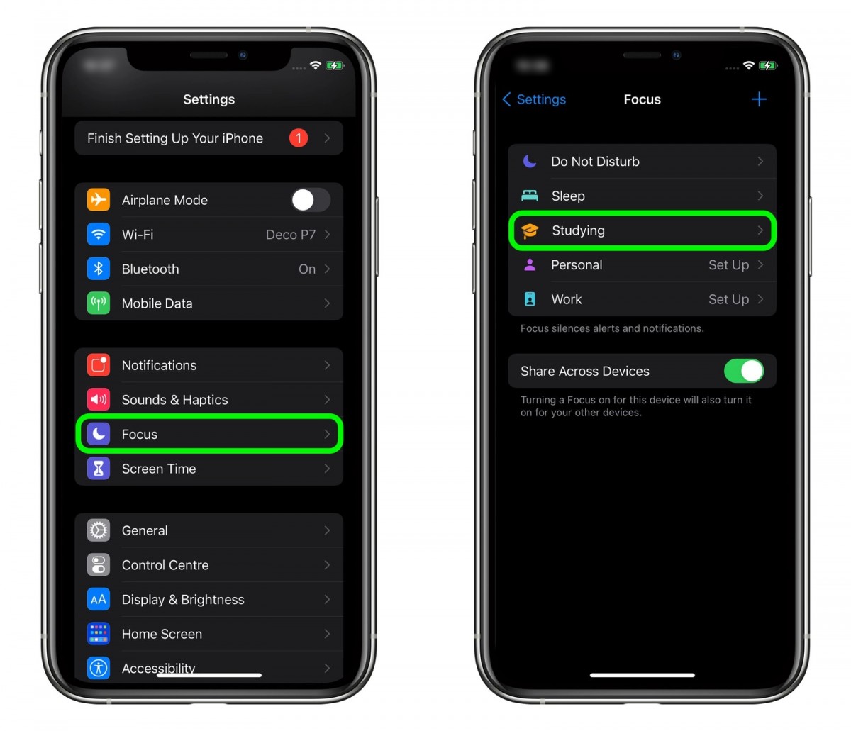 Enable Smart Notifications for Focus Mode on iOS 15