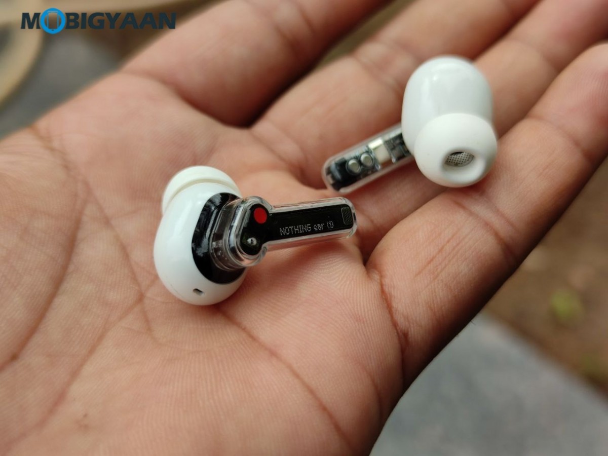 Nothing ear 1 Review Earbuds Design 13