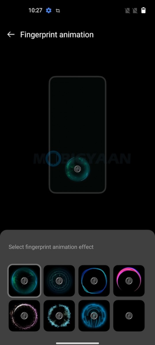 OnePlus Nord CE 5G Fingerprint Animation Effect 3
