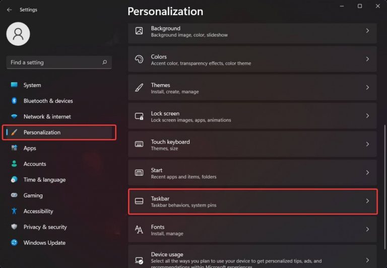 windows 11 all users start menu location