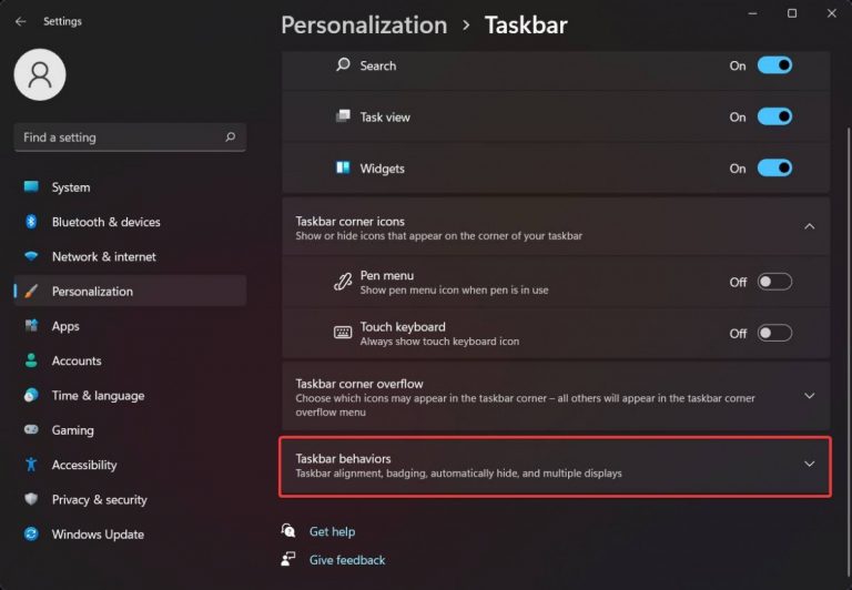windows 11 start menu layout location