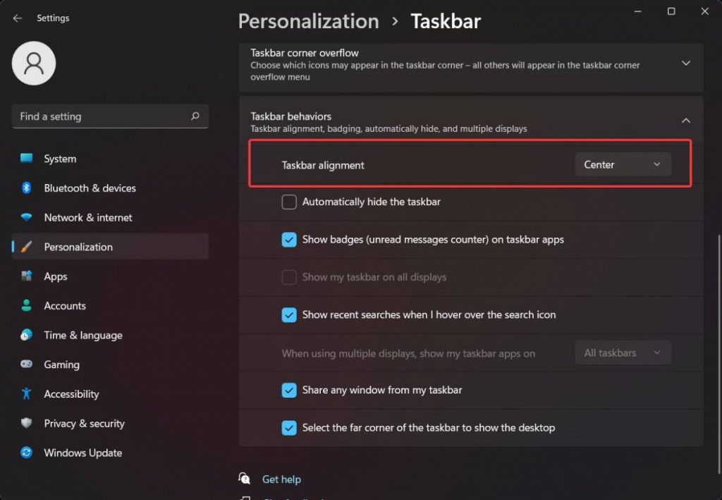 start menu file location windows 11