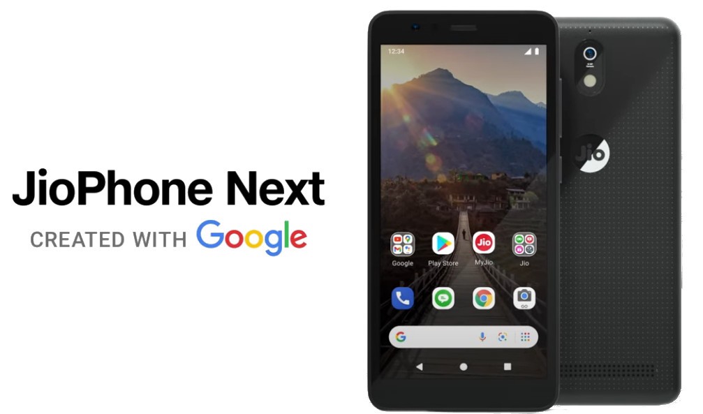 JioPhone Next Created with Google