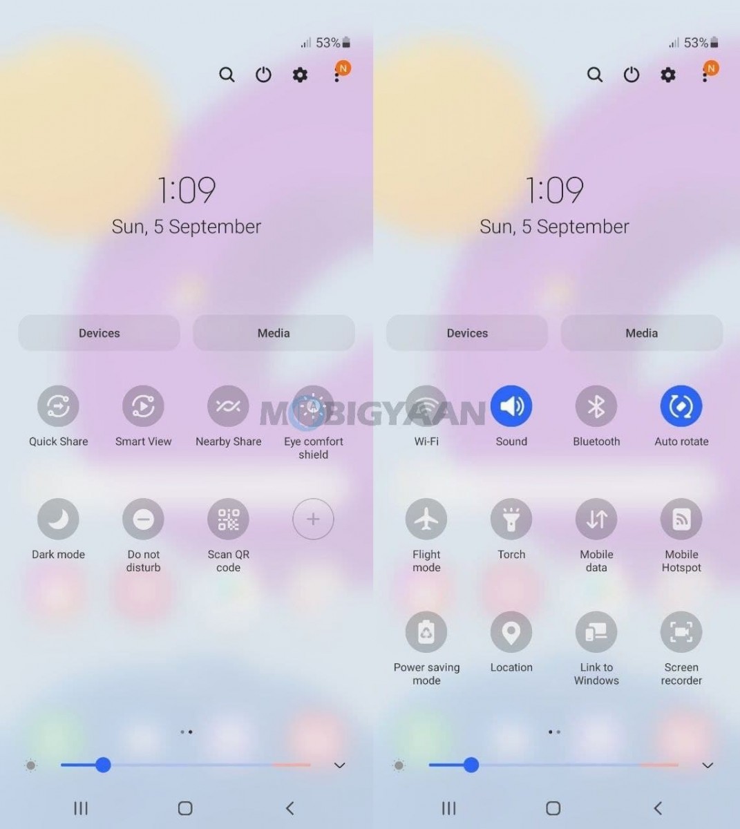 Samsung Galaxy M52 5G Software One UI 3 8