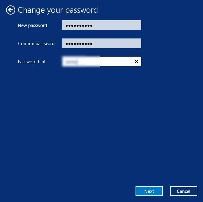 Windows 11 Password Change