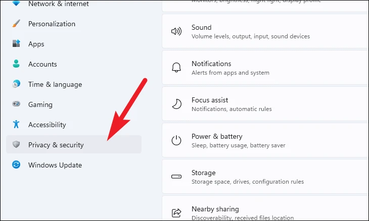 Disable Firewall in Windows 11