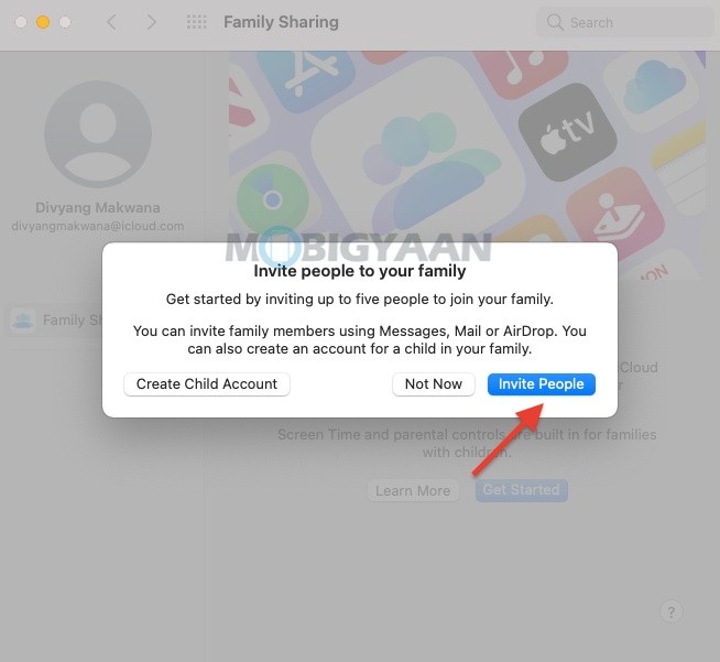 How to share iCloud storage with family on your Mac 1