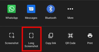 Microsoft Edge Android Long Screenshot