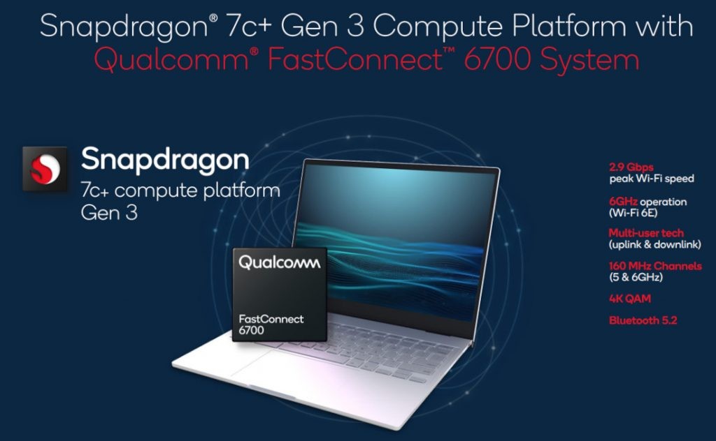Qualcomm Snapdragon 7c+ Gen 3