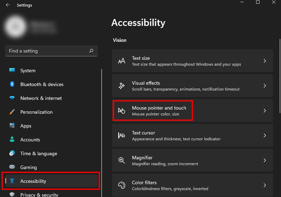 Windows 11 Mouse Cursor Dark Mode