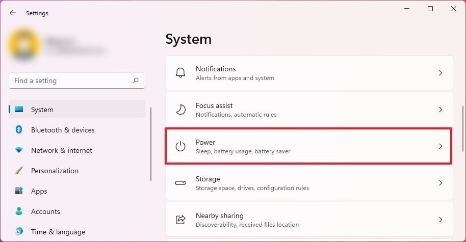 Change Power Mode in Windows 11