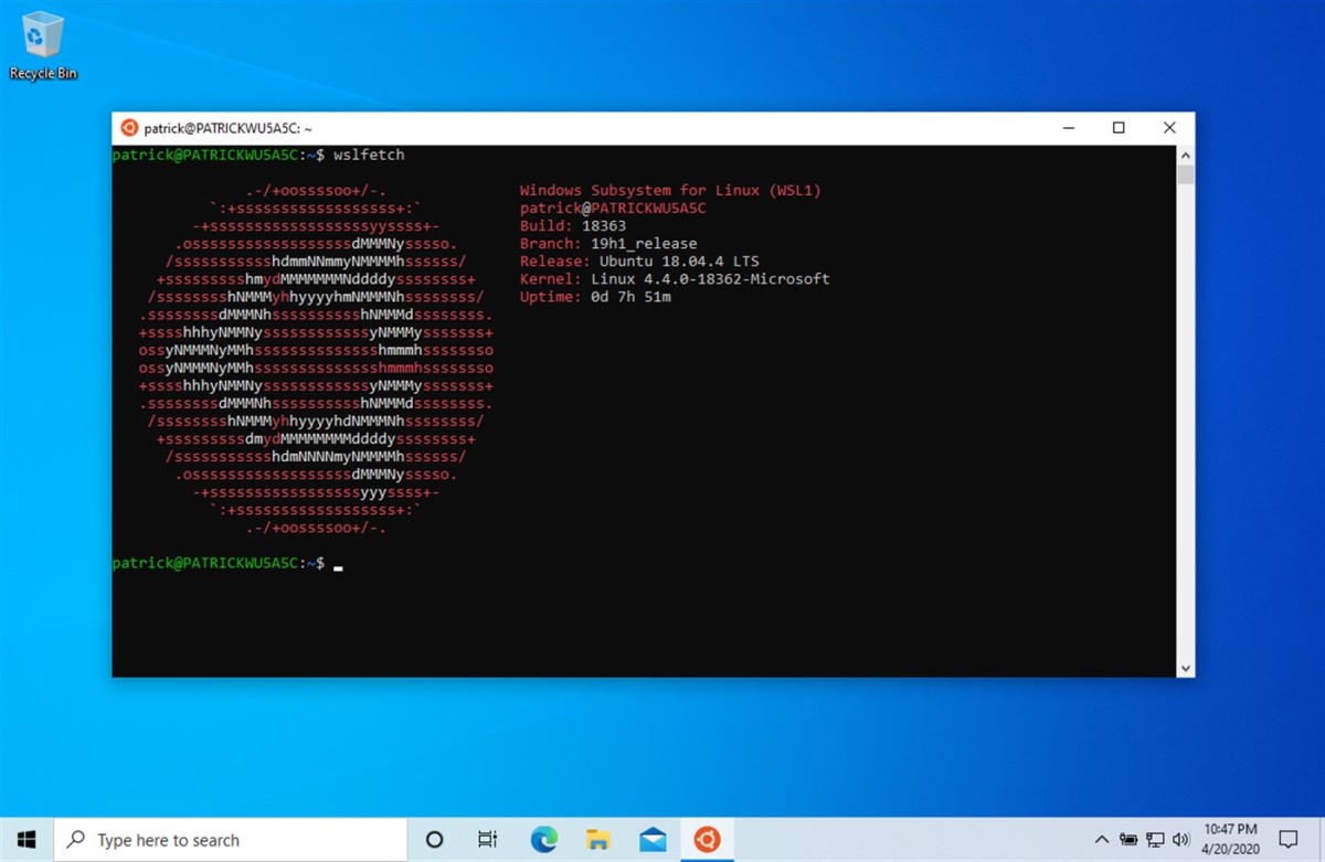 Ubuntu on Windows 10/11 using WSL