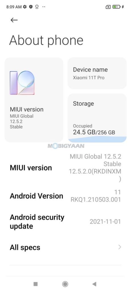 Xiaomi 11T Pro specs - PhoneArena